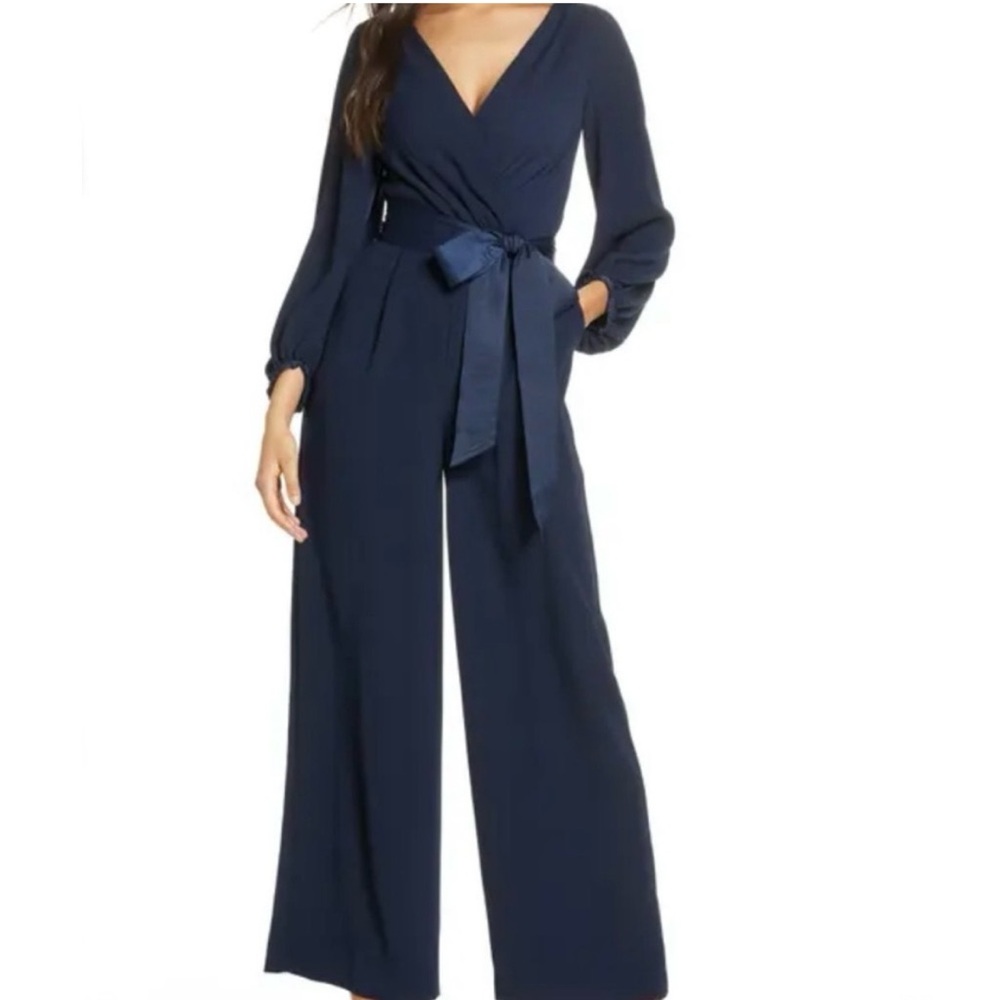Eliza J Navy Blue Jumpsuit‎ Size 6